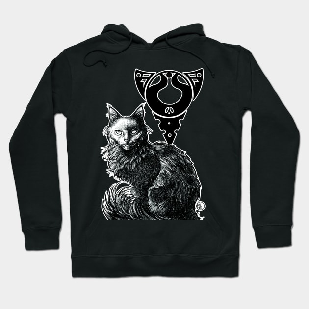 Magic cat top hoodie
